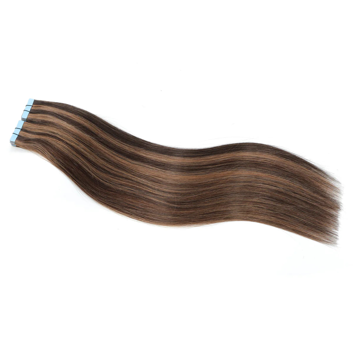Extension adhesive #2/10 Dark Brown & Caramel Mix