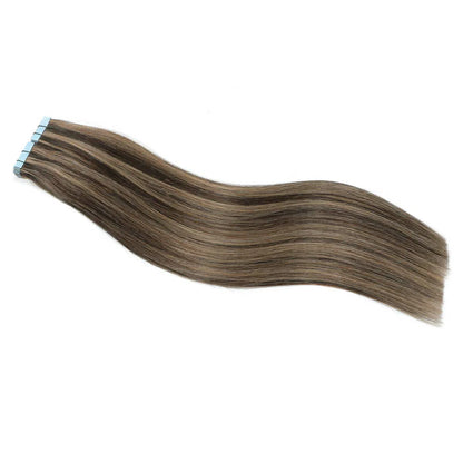 Extension adhesive #2/12 Dark Brown & Dirty Blonde Mix