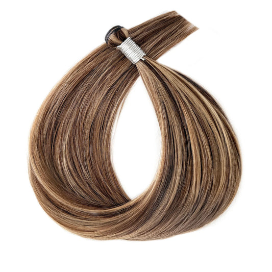 Extension couture #4/27 Chestnut Brown and Bronzed Blonde Highilghts